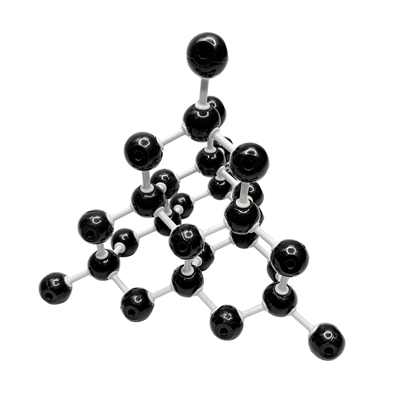 Model kovalentných kryštálov model molekulovej štruktúry diamantu