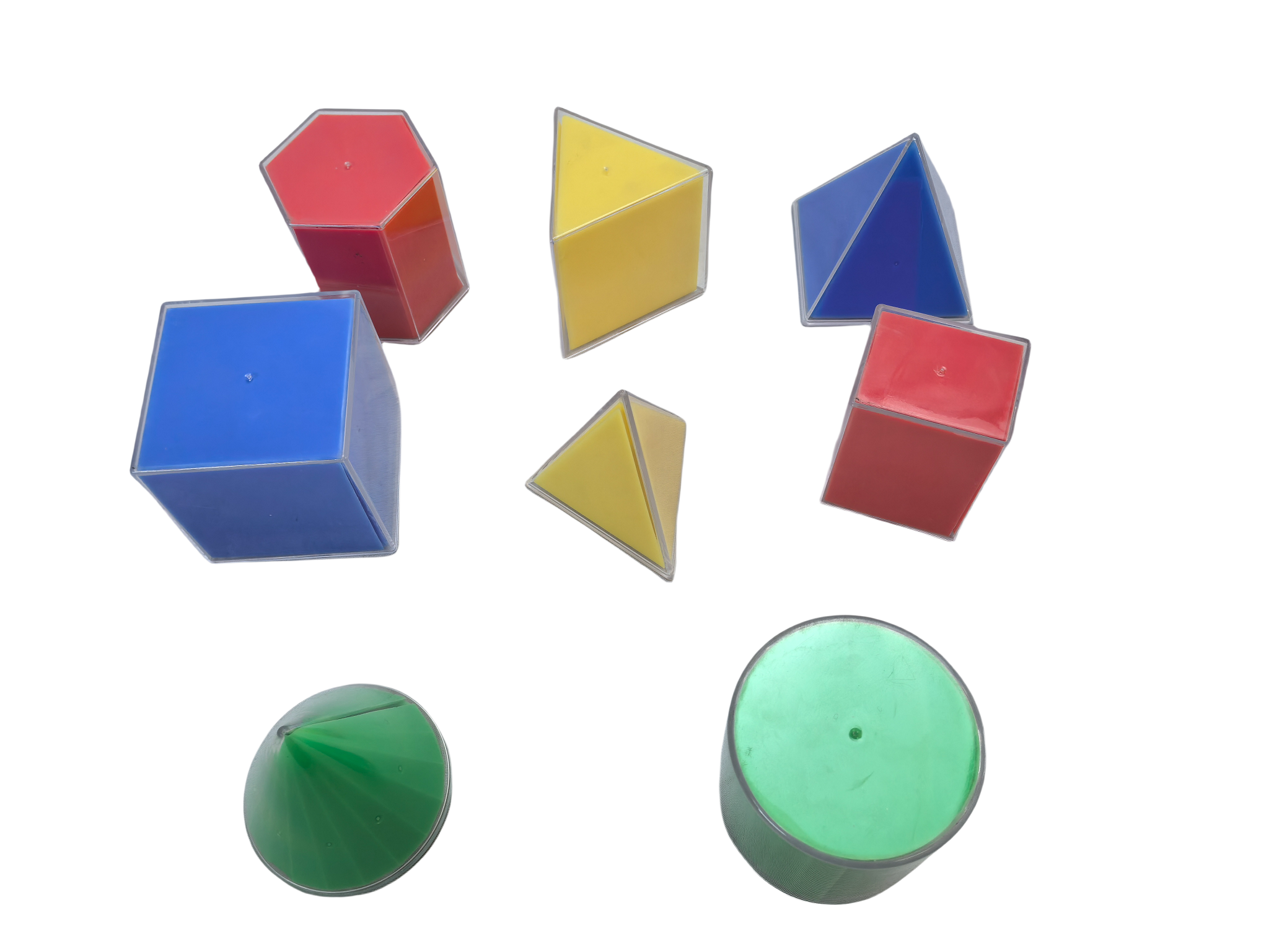 8 dielna súprava Trojrozmerná geometria Rozložiteľný model Matematika Základná škola Učebné pomôcky